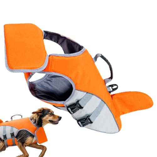 Chaleco salvavidas para perros | Con asas para mascotas | Chaleco salvavidas con correas ajustables para piscina río lago mar