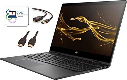HP Envy X360 15.6" FHD IPS Touchscreen Flagship 2-in-1 Laptop, AMD Quad-Core Ryzen