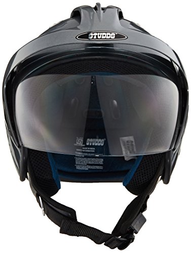 Studds KS-1 Metro Open Face Helmet (Gun Grey, L)