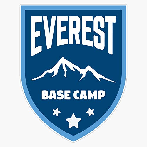 Everest Base Camp Sticker Vinyl Decal Bumper Sticker 5'