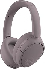 [50% off] JLab JBuds Lux ANC Wireless Headphones, Mauve, Hybrid Active Noise Cancelling, Customizable Sound, Spatial Audio Compatible, Premium Over-Ear Bluetooth Headset