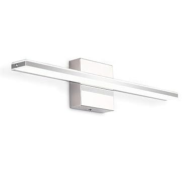 Bathroom Vanity Light, BRIVOLART 19 Inch 12W LED Bathroom Vanity Lighting Fixtures Cool White Light 6000K