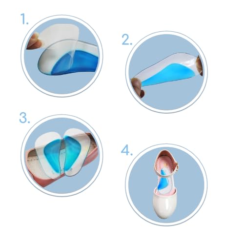 Plantillas ortopédicas para niños con soporte de arco de gel miniatura 2