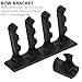 Toddmomy 6pcs Wall Mounted Arrow Storage Brackets Holder Rack Decorative Bow Holder for Living Room and Bedroom Sturdy Design Screws Tidy up Your Space
