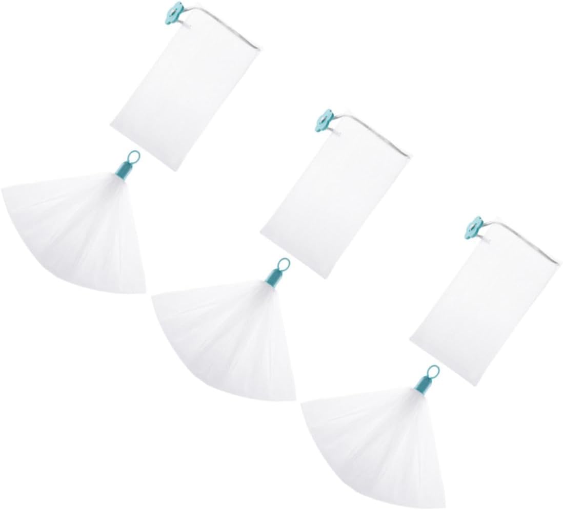 BIUDECO Gezichtsreinigers Gezicht Scrubber 6Pcs Bubble Net Cleaning Scrubber Bath Scrubber Facial Scrubber Exfoliating Soap Bag Soap Pouch Soap Net Bag Gezichtsscrubber Bad Scrubber