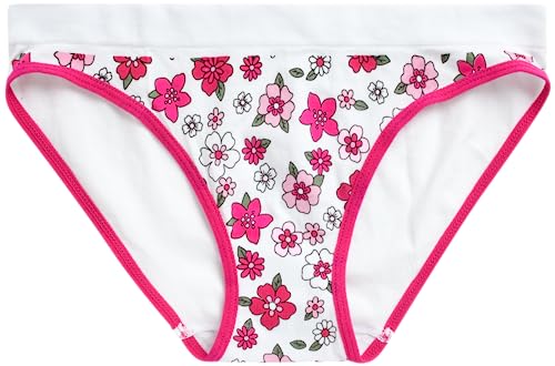 Girls' Nylon/Spandex Seamless Bikini Underwear-Soft breathable comfortable Undies, Girls Panties (8 Pack)3