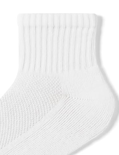 Image of no nonsense Women's Cushioned Mesh Quarter Top Ankle Socks - Premium Comfort for Women