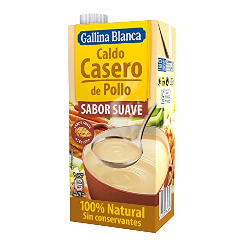 Gallina Blanca Caldo Casero Suave de Pollo, 1L