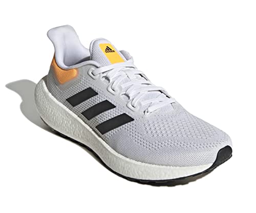 adidas Pureboost Jet Unisex Shoes Size 13, Color: Dove/Black/Orange