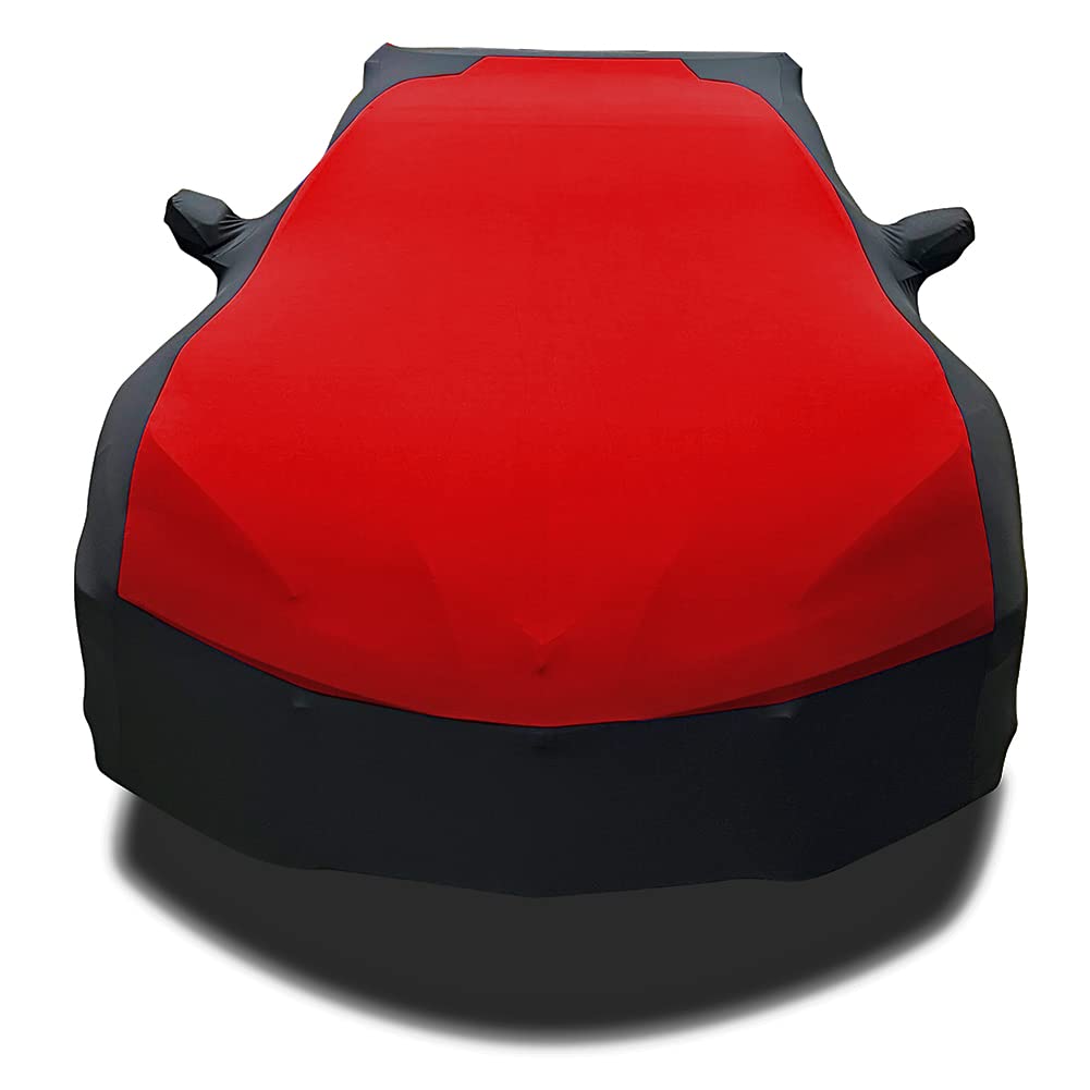 C8 Corvette Custom Fit Car Cover - Indoor Ultraguard Stretch Satin Sport Series - The Ultimate High End — view 5