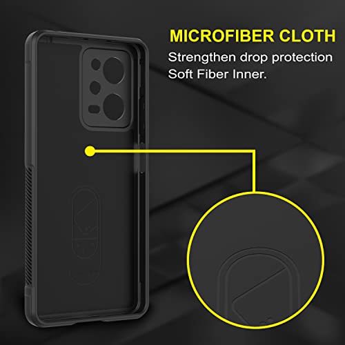 Image of Amazon Brand - Solimo Back Case Cover for Mi Redmi Note 12 Pro 5G | Compatible for Mi Redmi Note 12 Pro 5G Back Case Cover | Matte Case | Liquid Silicon Magic Case with Camera Protection | Black