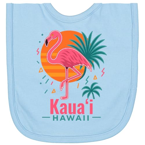 inktastic Kaua'i Hawaii Flamingo Tropical Newborn Bib - Main Image