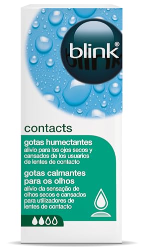 blink contacts gotas hidratantes/BAUSCH + LOMB / 10ml compatible con lentes de contacto