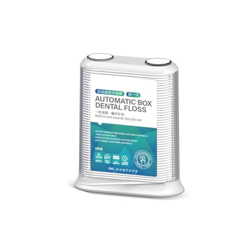 Lythor Dispenser automatico di filo interdentale, 100 plettri per filo