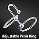 FLYSL Dilator Harnröhre Edelstahl Penis Plug mit 2 Penisring,Harnröhren Dilatatoren Männer,Katheter Harnröhre Mann,Eichelring für Männer Metall,Dilatatoren Plug Sexspielzeug Set (φ27+30)