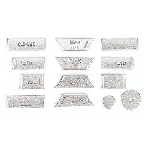 Image of Air Conditioner Trim, 13pcs Car Air Conditioner Button Patch Trim Fit for Land Rover Range Rover Sport 2014-2017