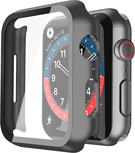 Smilelane �Ή� Apple Watch Series 9 / Series 8 / Series 7 45mm �P�[�X, ��̌^ PC+�����K���X�f�� �����^ �����ȒP �����ߗ� ���ϋv �ϏՌ� �w��h�~ ���h�~ �A�b�v���E�H�b�` 9/8/7 4