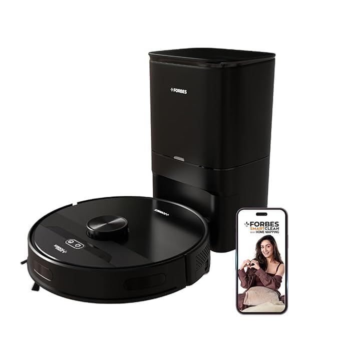 Image of Vacuum Cleaner, Black, LiDAR Navigation 3.0, Auto Dust Disposal, 4L Bag, App Control, Battery Powered (Autobin Turbo 7000Pa Suction)