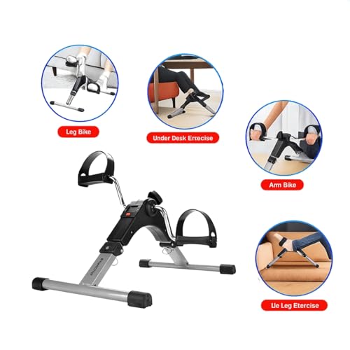 Image of K-Star KMCE Mini Pedal Exerciser Cycle for Body Fitness & Physiotherapy | Portable Under Desk Arm & Leg Exercise Machine | Compact Home Rehabilitation Pedal Bike for Daily Workout & Recovery