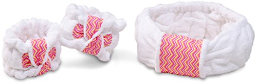 Abosorbent wristbands and matching headband DripKnots (Ziggy Zag)