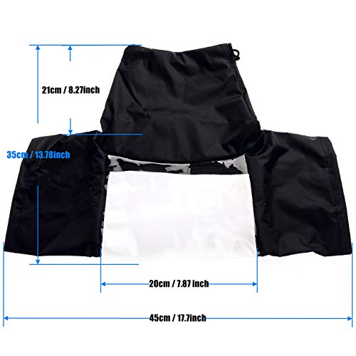 WANBY Waterproof Camera Rain Cover Professional Soft Black Camera Rain Covers for All DSLR SLR Cameras