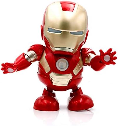 Amazon Tik Tokダンスロボットled音楽電子玩具子供用玩具コレクション男の子と女の子のギフトは子供用電子玩具を動かすことができます アイアンマン 電動ロボット おもちゃ