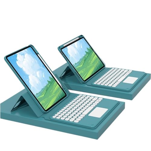 Funda protectora teclado iPad 11 generacion verde oscuro YSJX 4