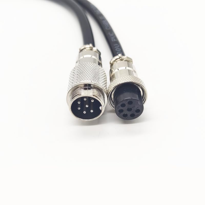 Aviation Plug GX16 Connector Metal Panel Cable Right Angle Bent L Shape 2 To 10 | UK