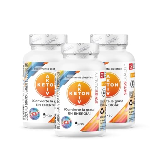 (Paquete de 3) Keton Aktiv – Suplementos para Adelgazar –...
