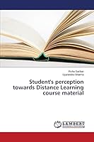 Student's perception towards Distance Learning course material 3659751898 Book Cover