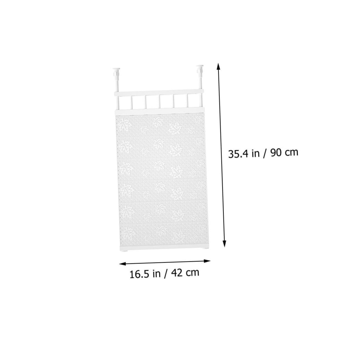 Alipis 1pc Retractable Rack Wardrobe Rack Storage Shelf Partition Layered Stand Wire Shelving Easy Install Space Saving