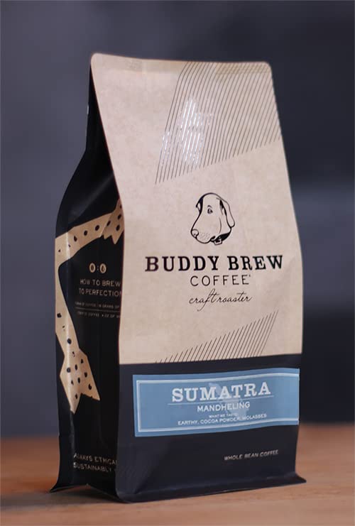 Buddy Brew Coffee, Dark Roast En Grano - 5lb Bolsa miniatura 1