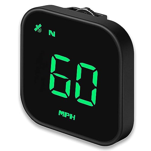 MAKINGTEC G4S Digital GPS Speedometer, New HUD Car Head Up Display with Digital Speed in MPH KPH, Universal Fatigue Driving Reminder, Overspeed Alarm Trip Meter, for All Vehicle (Green)