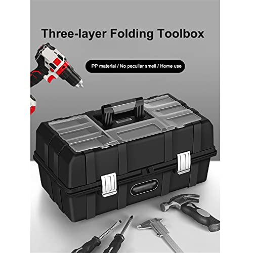 Boîte à outils organisateur valise à compartiments pour kit de réparation - 4