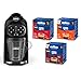 Lavazza, A Modo Mio Macchina per Caffè Deséa Black con 88 Capsule Crema e Gusto Assortite, Macchina per Espresso 1500 W, 220-240 V, 50/60 Hz, Capacità Max 10 Capsule di Caffè e 1.1 Litri d'Acqua
