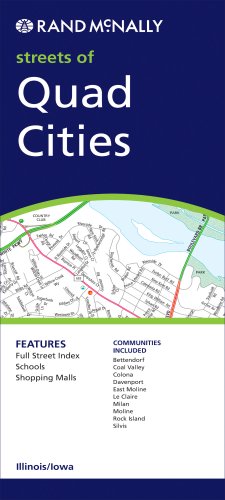 Rand McNally Streets of Quad Cities Illinois/ Iowa B001JD4J72 Book Cover
