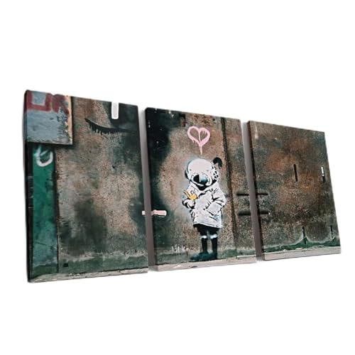 KAWAHONE Banksy Deep Sea Diver Lovers Spray Paint Graffiti &