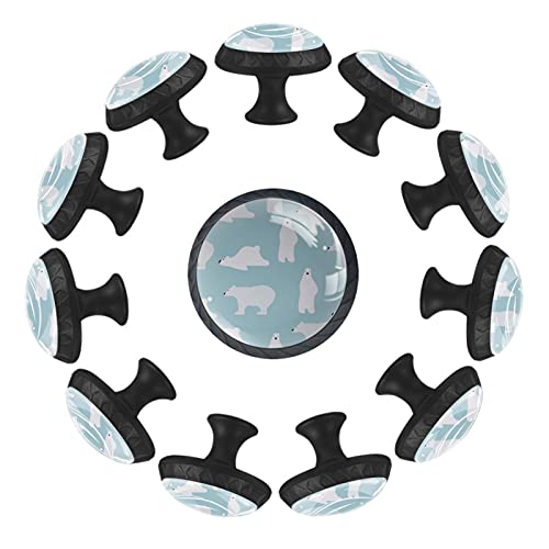 Boutons de meuble ours polaire blanc de qualite superieure pour commode