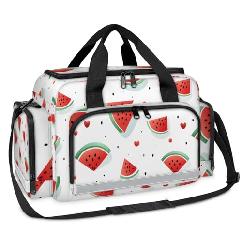 GzLeyigou First Aid Bags Empty, Fresh Watermelon Emergency Bag First Aid Kit Multiple Compartment Kit Carrier On Call Trauma Bag For Paramedics Emergency Medical Supplies Kit