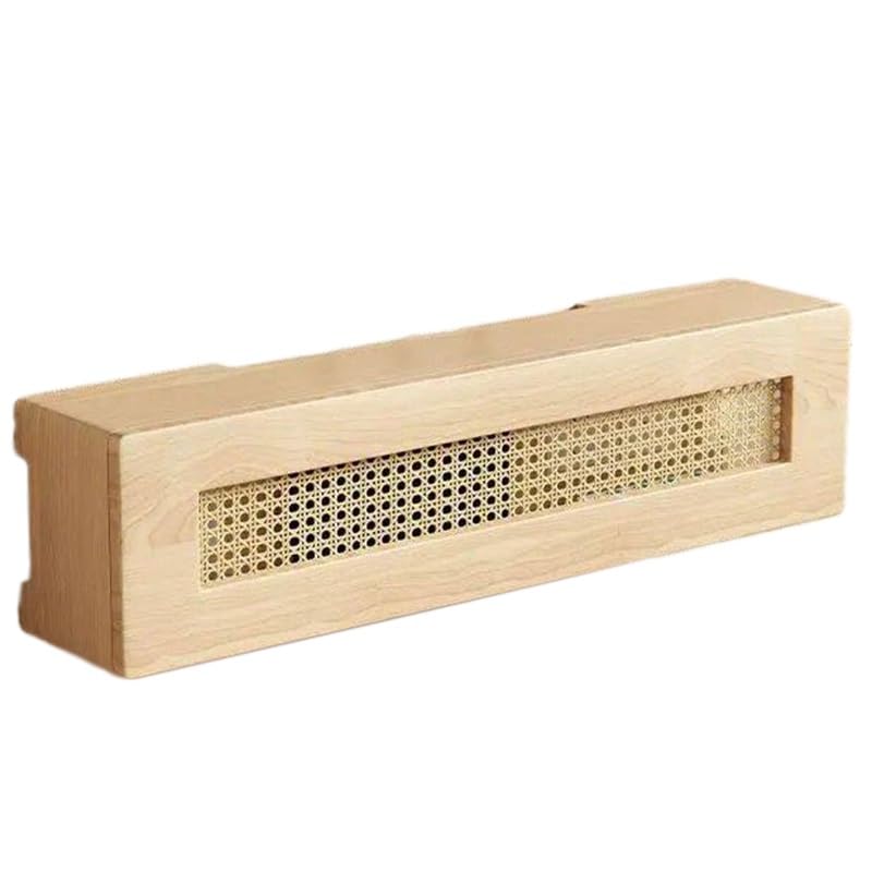 XPLKQXE Wandmontierter Schrank Zur Router-Aufbewahrung Verkleidung Der WLAN-Box(Braun,100x20x20cm)