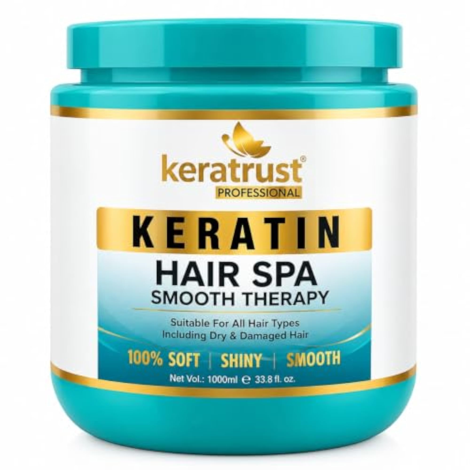 Keratin Spa Cream for Dry & Damaged Hair, 1000ML