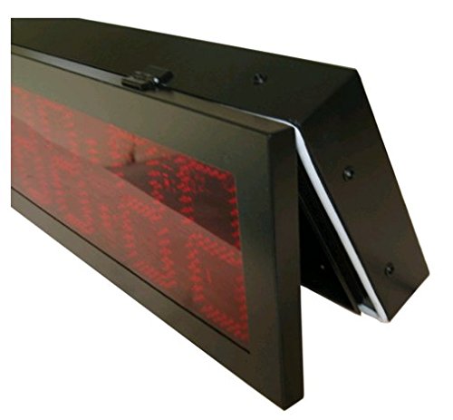 Reloj cronómetro LED de doble cara para carreras, diseño de puerta abierta para mantenimiento, gabinete IP64 para exteriores, cuenta regresiva y ascendente, 8 pulgadas miniatura 3