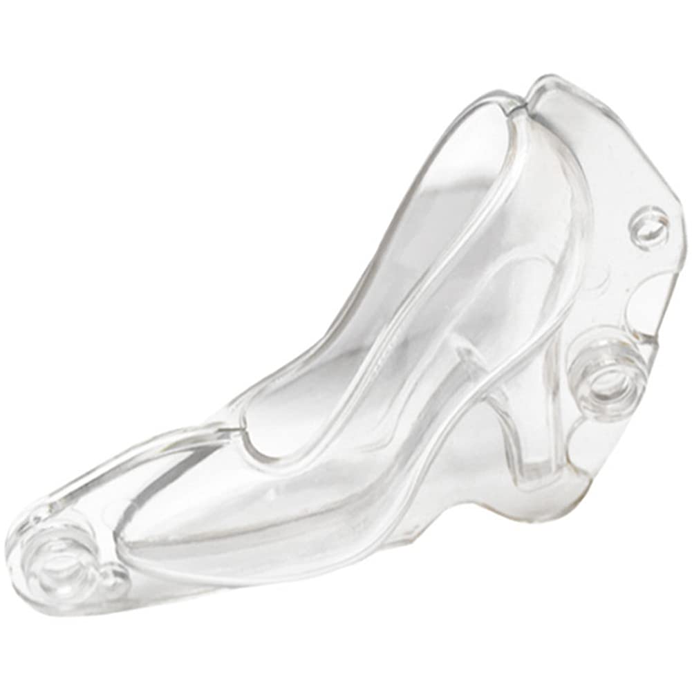 Zonfer As Shown Cute High Heel Shoe Polycarbonate Chocolate Candy Mould Bundle 3D Molding Instructions Fondant Cake Mold Tool