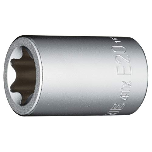 TONE 4TX-E20 E-Type Torx Socket, 0.5 inch (12.7 mm) Drive Angle (1/2
