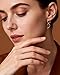 Desnuage 14K Gold Plated Spiral Threader Earrings Hypoallergenic Drop Earrings Twisted Curved Dangle Earrings Handmade Earrings Pull Through Earrings for Women Trendy