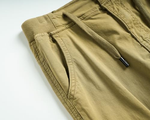 Boys Cargo Pants Elastic Ankles Wide Leg Teen Streetwear Trendy Jogger Sweatpants Spring and Summer4