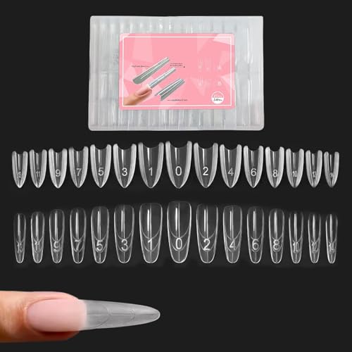 Kit De Moldes Para Uñas Acrílicas - Herramientas Transparentes Para Moldear Üñas, Placas De Gel Para Esculpir Üñas | Suministros Profesionales Para Manicura Y Belleza, Accesorios De Diseño De Uñas En