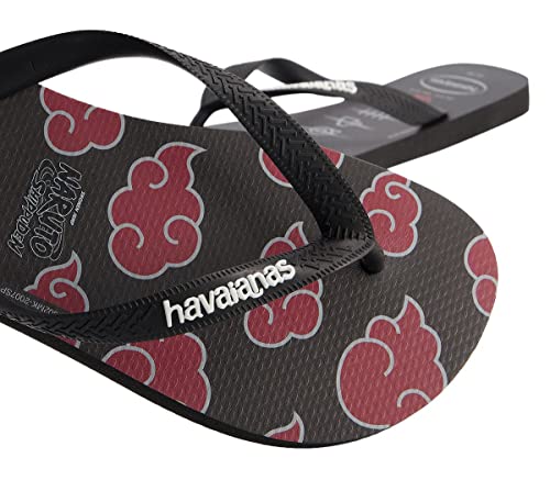 Chinelo Top Naruto, Havaianas, Adulto Unissex, Preto, 41/42