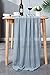 Aviviho 10ft Dusty Blue Chiffon Sheer Table Runner for Wedding Decor Boho Party Bridal Baby Shower Table Decorations