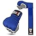 HUNTER Gel Padded Inner Gloves with Hand Wraps for Boxing (Set of 2 Gloves) (Blue, S/M)…